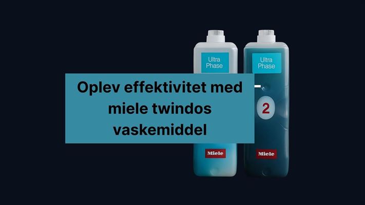 Oplev effektivitet med miele twindos vaskemiddel